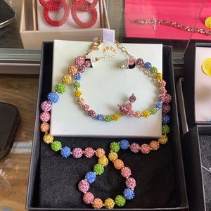 Beautiful multicolor Stones C&C jewelry sets.